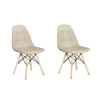 Kit 2 Cadeiras Botone Eiffel