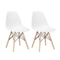 Kit 2 Cadeiras charles Eames eiffel branca Kit 2 Cadeiras charles Eames eiffel branca