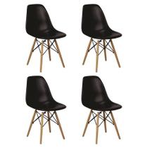 Kit 2 Cadeiras Charles Eames Eiffel Wood Design Varias Cores Kit 2 Cadeiras Charles Eames Eiffel Wood Design Varias Cores
