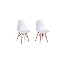 Kit 2 Cadeiras Charles Eames Wood Design Eiffel