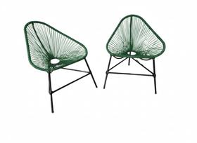 Kit 2 Cadeiras de area Acapulco em junco sintetico Kit 2 Cadeiras de area Acapulco em junco sintetico