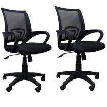 Kit 2 Cadeiras de Escritório Giratória com Relax Office Santiago Kit 2 Cadeiras de Escritório Giratória com Relax Office Santiago