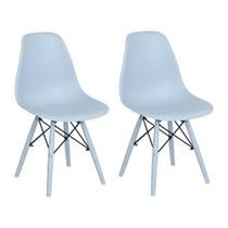 Kit 2 Cadeiras de Jantar Eames Eiffel Azul Claro Color