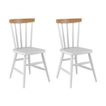 Kit 2 Cadeiras De Jantar Madeira Maciça Multimóveis Cr50114