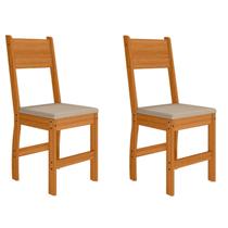 Kit 2 Cadeiras de Jantar MDF Milano Kit 2 Cadeiras de Jantar MDF Milano