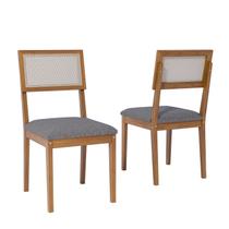 Kit 2 Cadeiras de Madeira Eucalipto Encanto Kit 2 Cadeiras de Madeira Eucalipto Encanto