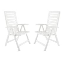 Kit 2 Cadeiras de Praia Jardim Piscina Interior Exterior Dobrável Ipanema 5 Posições Garden Life