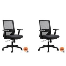 Kit 2 Cadeiras Diretor NR17 Office Chicago Kit 2 Cadeiras Diretor NR17 Office Chicago