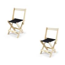 Kit 2 Cadeiras Dobráveis para Jardim Sereno