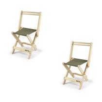 Kit 2 Cadeiras Dobráveis para Jardim Sereno
