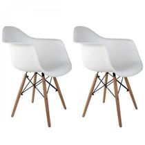 Kit 2 Cadeiras Eames Arm Dsw-m Branco Kit 2 Cadeiras Eames Arm Dsw-m Branco