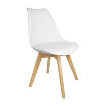 Kit 2 Cadeiras Eames Leda Branca