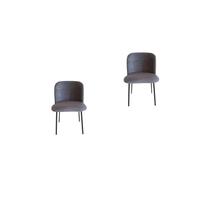 Kit 2 Cadeiras Elara Para Sala Mesa de Jantar Moderna com Base de Ferro Tecido Bouclé Premium Grafite Topii Moda Casa Kit 2 Cadeiras Elara Para Sala Mesa de Jantar Moderna com Base de Ferro Tecido Bouclé Premium Grafite Topii Moda Casa