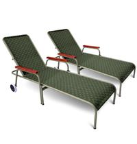 Kit 2 Cadeiras Espreguiçadeiras Piscina Reclinável Acquaflex