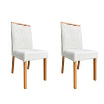 Kit 2 Cadeiras Estofadas Confortse Sala Jantar Madeira Maciça Design Moderno Promoção Kit 2 Cadeiras Estofadas Confortse Sala Jantar Madeira Maciça Design Moderno Promoção
