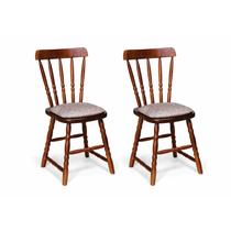 Kit 2 Cadeiras Estofadas Dalas