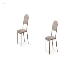 Kit 2 cadeiras jantar dalia dama aço nobre Kit 2 cadeiras jantar dalia dama aço nobre