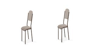Kit 2 cadeiras jantar dalia dama aço nobre Kit 2 cadeiras jantar dalia dama aço nobre