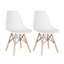 Kit 2 Cadeiras Laráz Eames Eiffel DSW - Branco