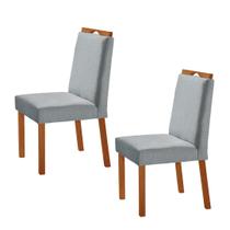 Kit 2 Cadeiras Lis com Puxador Móveis Minas