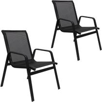 Kit 2 Cadeiras Lótus Premium para Piscina Jardim Área Externa e Interna - Conforto e Estilo