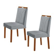 Kit 2 Cadeiras Luna com Puxador Móveis Minas