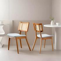 kit 2 Cadeiras MaciçaTelinha - Zara - Requinte Salas kit 2 Cadeiras MaciçaTelinha - Zara - Requinte Salas