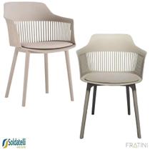 Kit 2 Cadeiras Montreal PP e Assento em PU Várias Cores - Fratini