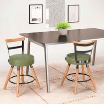 Kit 2 cadeiras Moscou Cor Verde - Speciale Home