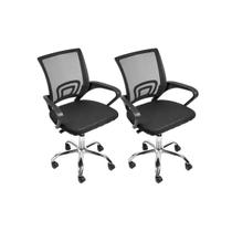 Kit 2 Cadeiras Para Escritório Diretor Tok - OR Design