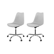 Kit 2 Cadeiras para Escritório Eames Saarinen Office