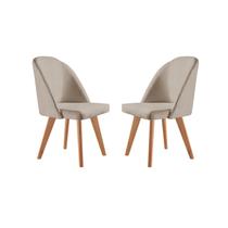 Kit 2 Cadeiras para Mesa de Jantar Lua Kit 2 Cadeiras para Mesa de Jantar Lua