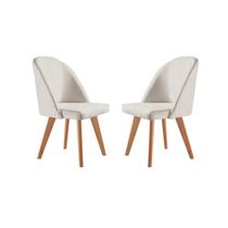Kit 2 Cadeiras para Mesa de Jantar Lua