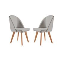 Kit 2 Cadeiras para Mesa de Jantar Lua