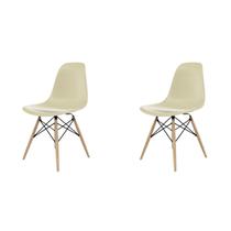 Kit 2 Cadeiras para Sala de Jantar Eames PP Dsw-m Kit 2 Cadeiras para Sala de Jantar Eames PP Dsw-m
