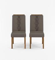 Kit 2 Cadeiras para Sala de Jantar Yasmin Kit 2 Cadeiras para Sala de Jantar Yasmin