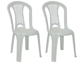 Kit 2 Cadeiras Polipropileno Tramontina Basic