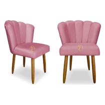 Kit 2 Cadeiras Poltronas Pétala Escritório Sala de Jantar Moderna Elegante Kit 2 Cadeiras Poltronas Pétala Escritório Sala de Jantar Moderna Elegante