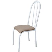 Kit 2 Cadeiras Requinte Branco/Bege 11427 - Wj Design