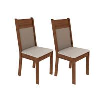 Kit 2 Cadeiras Rustic e Pérola Madesa 4280