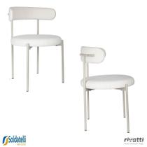 Kit 2 Cadeiras Serena em Tecido Várias Cores - Rivatti