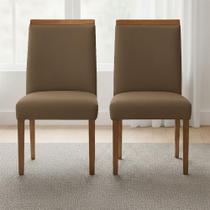 Kit 2 Cadeiras Veludo ou Linho Estofadas Detalhe Madeira Sala de Jantar Conforto Estilo Moderno Ambientes Elegantes Kit 2 Cadeiras Veludo ou Linho Estofadas Detalhe Madeira Sala de Jantar Conforto Estilo Moderno Ambientes Elegantes