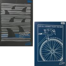 Kit 2 Caderno 20 Matéria Capa Dura C 400 Folhas Cada Tilibra