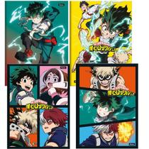 Kit 2 Caderno Brochurinha My Hero Academia Anime Foroni