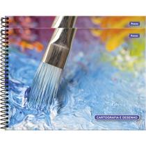 Kit 2 Caderno de Desenho Milimetrado com 60 folhas Foroni Capa dura