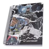 Kit 2 Caderno Escolar Universitário Espiral 200 Folha Batman