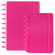 Kit 2 Caderno Inteligente Papelaria Fofa De Discos Mágico Kit 2 Caderno Inteligente Papelaria Fofa De Discos Mágico