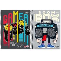 Kit 2 Caderno Tilibra Spice Arame Capa Dura 80 Folhas Kit 2 Caderno Tilibra Spice Arame Capa Dura 80 Folhas