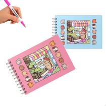 Kit 2 Cadernos anti estresse para colorir Bobbie Goods Capa Dura