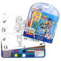Kit 2 Cadernos Disney Toy Story 4 Para Colorir Com Canetinha Giz de Cera e Aquarela Kit 2 Cadernos Disney Toy Story 4 Para Colorir Com Canetinha Giz de Cera e Aquarela
